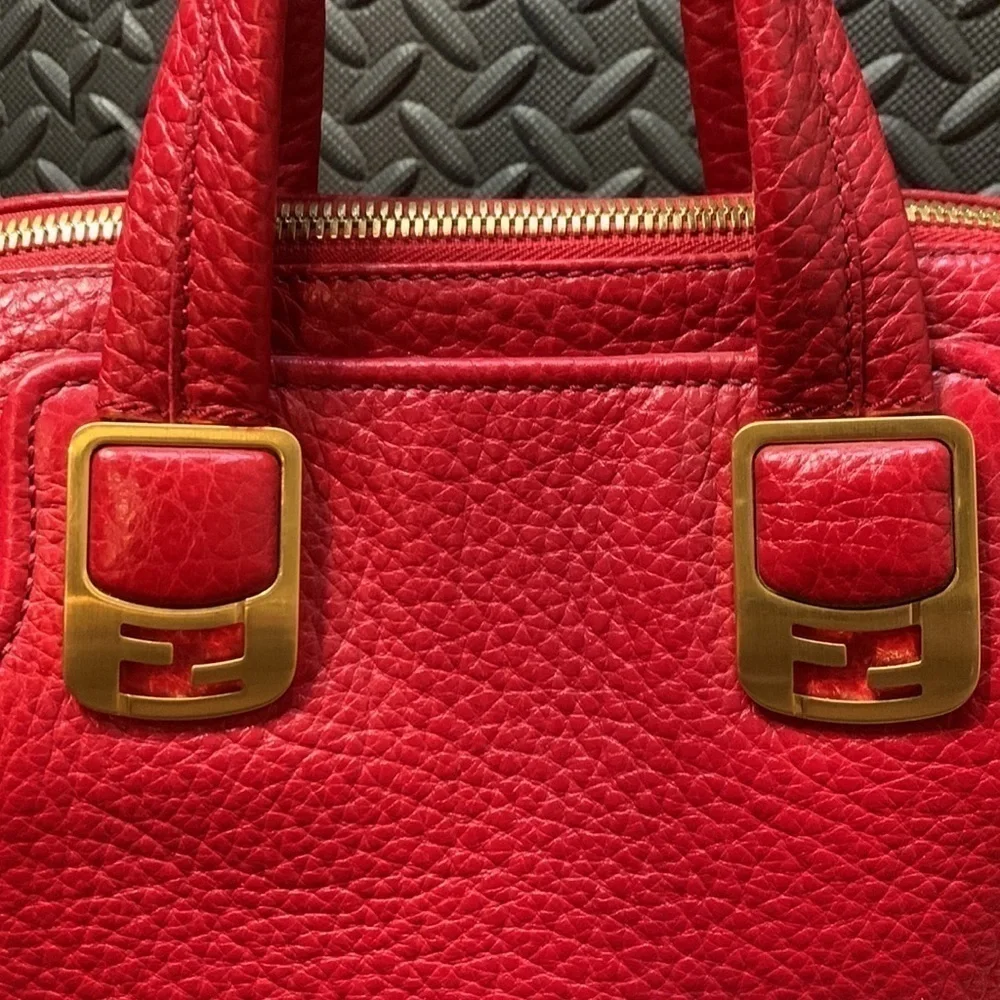 FENDI | Chameleon Leather Satchel